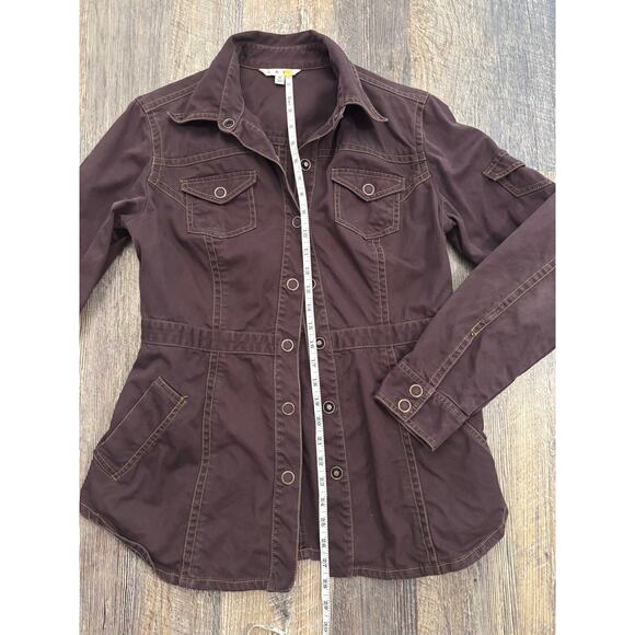 Cabi Women's Brown Military Style Jacket Size Medium - Picture 3 of 6